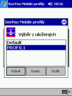 Začínáme 14 4. Jestliže nahrajete profil poprvé, budete ho chtít pravděpodobně upravit podle svého.