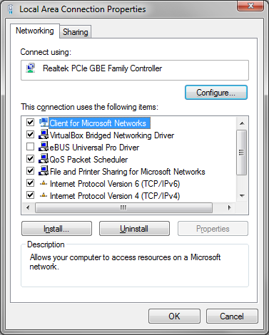 v dialogu dále klikneme na tlačítko Configure... (Konfigurovat...).