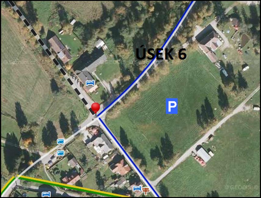 ÚSEK 5 Start Stožec, parkoviště penzion Pstruh/ 48.8592397N, 13.8191725E Cíl Nová Pec, parkoviště/ 48.7914731N, 13.9488997E Stezka lesních her, vidličky doleva směr Lávka přes St.