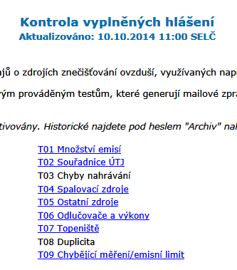 Pr vyplnění frmuláře je v nabídce na internetvých stránkách ISPOP a ČHMÚ k dispzici návd a rvněž příklady vyplnění