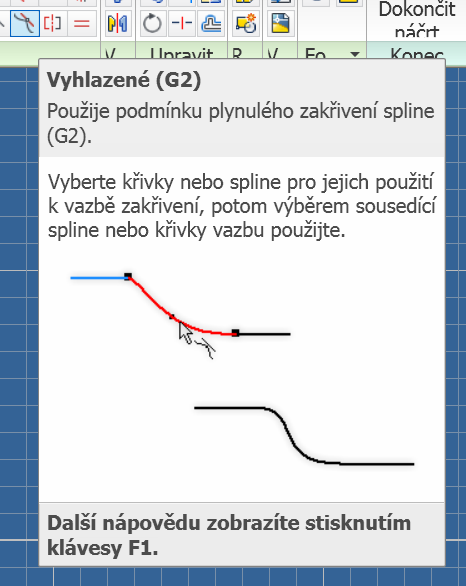 Upravení doby nutné k zobrazení popisku nástrojů Pokud vám nevyhovují popisky nástrojů, které se zobrazí při najetí kurzoru myši na některé tlačítko, můžete je snadno vypnout, či změnit dobu, za