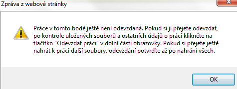 Obr. 2: Uložené soubory Student vkládá text závěrečné práce i v případě, že je k práci podána žádost o omezení zveřejnění.