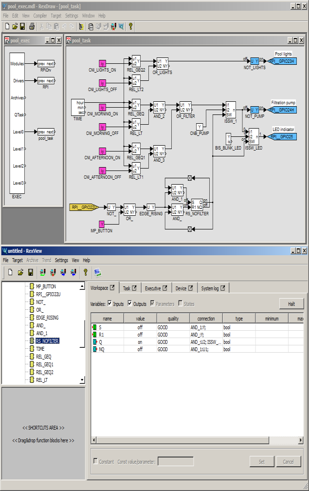 Vývoj SW (SIEMENS, Rockwell, SAIA, Honeywell, Beckhoff, ) Funkční