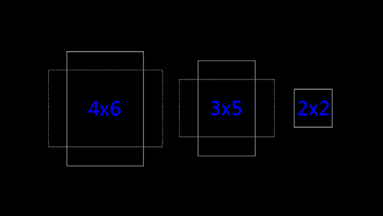 1.5.3 Funkce QuickFit: Funkce QuickFit nabízí dva testovací obrazce: (1) Mřížka (2) Velikost fotografie. 1.