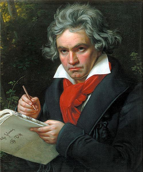 Schiller dílo Óda na radost lyrická skladba text využil hudební skladatel Ludwig van Beethoven v závěru své