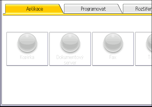 Používání [domácí] obrazovky 3. Stiskněte tlačítko [Upravit výchozí]. 4.