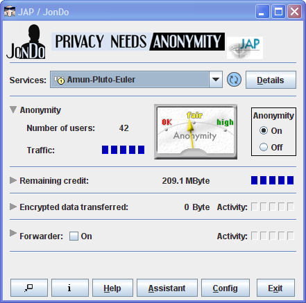 Anonymity online projekt AN.