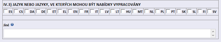 IV.2) LHŮTA PRO PODÁNÍ NABÍDEK PROVOZNÍ ŘÁD - Příloha 3 Objednatel uvede lhůtu pro doručení nabídek, uvede datum (spec.