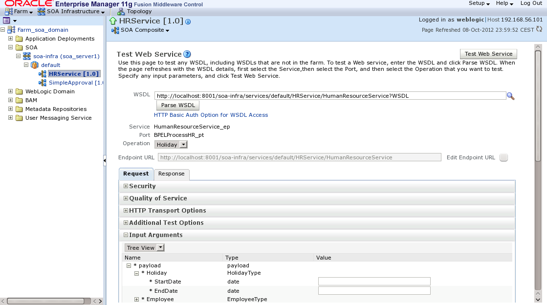 Automatizované testování komponent v Oracle SOA Automatizované testování web-services v soapui (opakování ze 3.