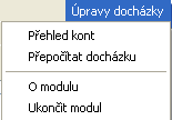 Po uložení nastavení tato konta přibydou v přehledu.