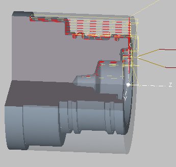 Parametry hrubování tabulka Způsob hrubování tvaru dílčí