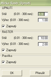 Výrobek může být vyroben s jinými rozměry jak nákres, v menu parametr mírka frézování lze nastavit např. nákres původní měřítko a jen velikost 0.