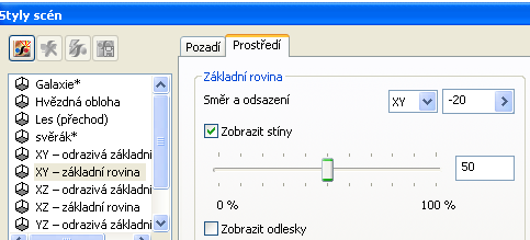 prostředí. V našem případě byl vytvořen obrázek pracovního stolu frézky ve školních dílnách. Tento musíme umístit do složky Backgrounds. Vytvoříme novou scénu s tímto obrázkem.