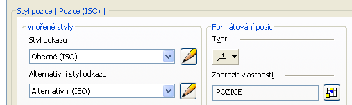 Zbývá vygenerovat v sestavě pozice. Nejdříve si můžeme upravit styl pozice. Rozbalíme roletu Formát a vybereme položku Editor stylů a norem.