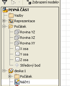 Tvorba první podsestavy Aktivujeme příkaz Nový, v záložce Výchozí vybereme šablonu s názvem Norma.iam. V řádku Soubor projektu je uveden náš projekt svěrák.ipj.