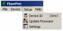 8.A. Vysvětlivky k jednotlivým menu a ikonám Menu: File Load Save Export Close Close All Exit Nahraje dříve uložená data. Uloží data na disk. Exportuje data v.txt formátu.