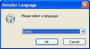 Až budete mít jazyk nastavený, klepněte na tlačítko OK.