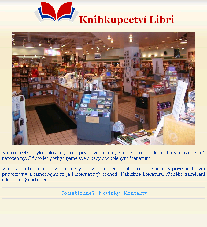 Obrázek 5: Úvodní