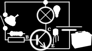 Tranzistory jako spínače Tranzistor je velmi univerzální součástka, má mnoho využití, jedním z nich (důležitým v IT) je spínač. Z každého tranzistoru vycházejí tři vodiče: kolektor, emitor a báze.