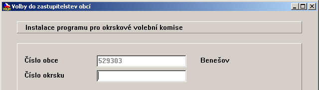 Instalovat na disk: vyberte disk pro instalaci - změna zadáním písmena příslušného disku, automaticky je vyplněn adresář pro instalaci (nabízen seznam možných disků, instalace je povolena pouze na