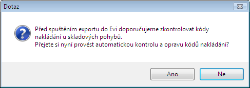 Převod evidence do programu EVI 8 Tato funkce slouží k převodu průběžné evidence do programu EVI8 a následnému vygenerování Ročního hlášení o produkci a nakládání s odpady z tohoto programu.