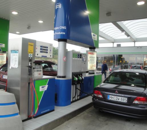 CNG v Evropě DOSTUPNOST POHODLÍ