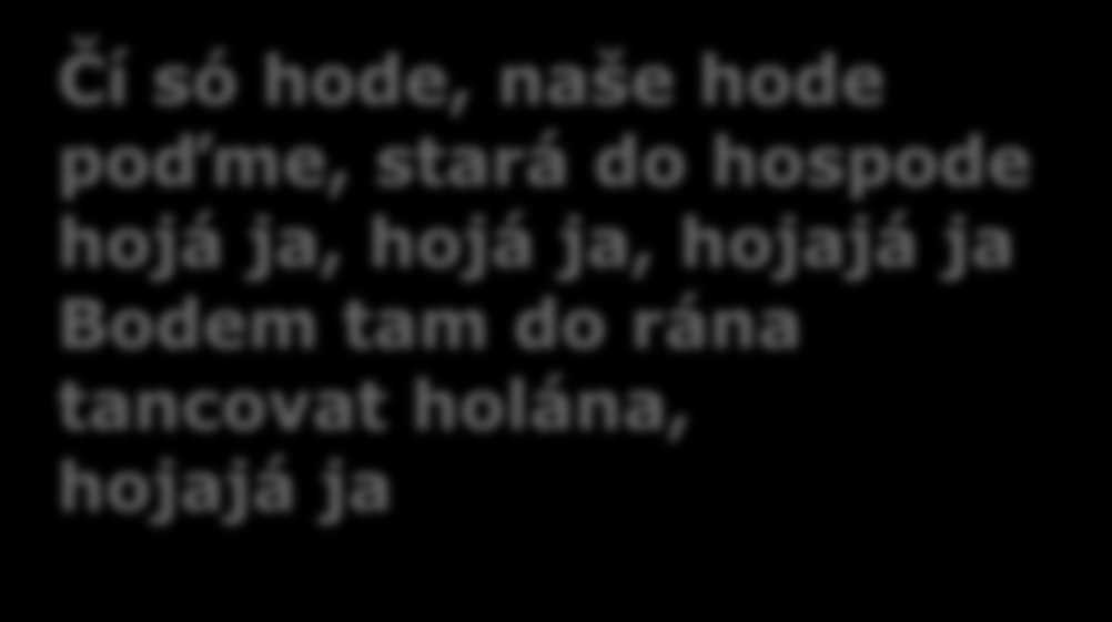 Poznáš jakým nářečím jsou zpívány tyto lidové písničky?