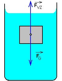 Chování těles v kapalinách F