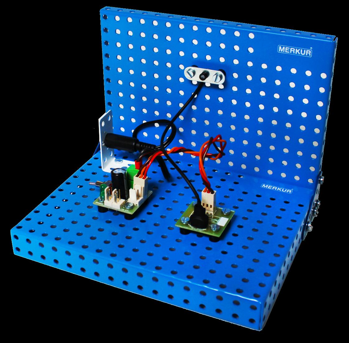 Světlovod 1x Stab5V, 1x Světlovodný LED 3x1 Tento experiment je zaměřen na seznámení se s principy vedení světla.