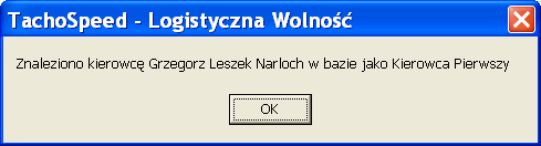 Aby byly správně uloženy digitální údaje, je třeba v programu Tachospeed přiřadit dané číslo karty k odpovídajícímu řidiči. Je možné to provést v Prohlížení a úpravách řidiče.