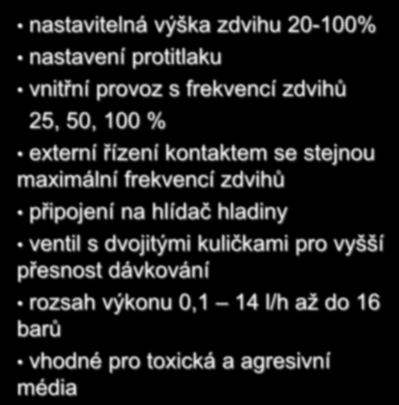 EASYPOOL SMART CPRT01 Magnetické membránové dávkovací čerpadlo MAGDOS LT nastavitelná výška zdvihu