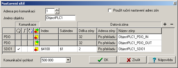 Sériová komunikace programovatelných automatů TECOMAT - model 32 bitů Obr.2.10.