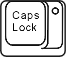 Seznámení s počítačem Indikátory klávesnice Kurzorový režim Numerický režim Caps lock Kurzorový režim Numerický režim CapsLock Pokud indikátor Kurzorového režimu svítí zeleně, můžete použít překryvné