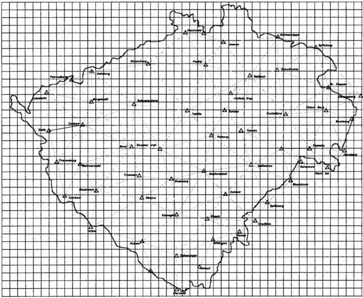 ČESKÁ STÁTNÍ TRIGONOMETRICKÁ SÍŤ - ČSTS Geodetické polohové základy byly na území České republiky budovány v následujících etapách: Katastrální triangulace