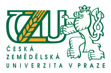 Česká zemědělská univerzita v Praze Ústřední komise Biologické olympiády