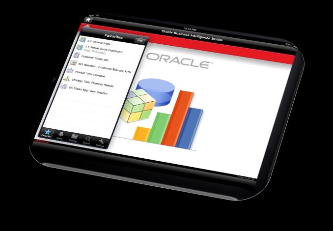 Oracle Business Intelligence 11g Podpora mobilních zařízení Rychlý přístup k informacím