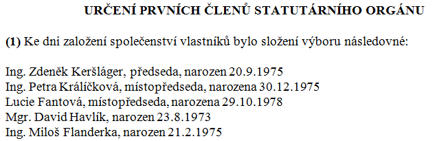 Projednání nových stanov SVJ (připraveny v souladu s NOZ) Stanovy připraveny ve spolupráci s advokátní kanceláří, zohledňují změny, které přinesl nový občanský zákoník Byly předloženy v