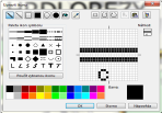 - obsahuje funkce pro úpravu a výběr symbolů Nový - volba typu symbolu Upravit -