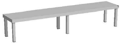 Nástavec stolový dvoupatrový, otevřený Podtyp RE 39.2.1 jednopatrový Podtyp RE 39.2.2 dvoupatrový RE 39.2.1 RE 39.2.2 Délka А TYP RE 39.
