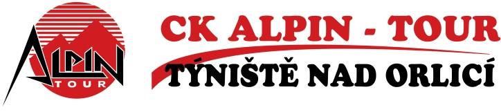 CK ALPIN-TOUR U Dubu 982, 517 21 Týniště nad Orlicí, Czech Republic Tel. +420 495 532 121, Tel./fax: +420 494 371 717 E-mail: info@alpintour.