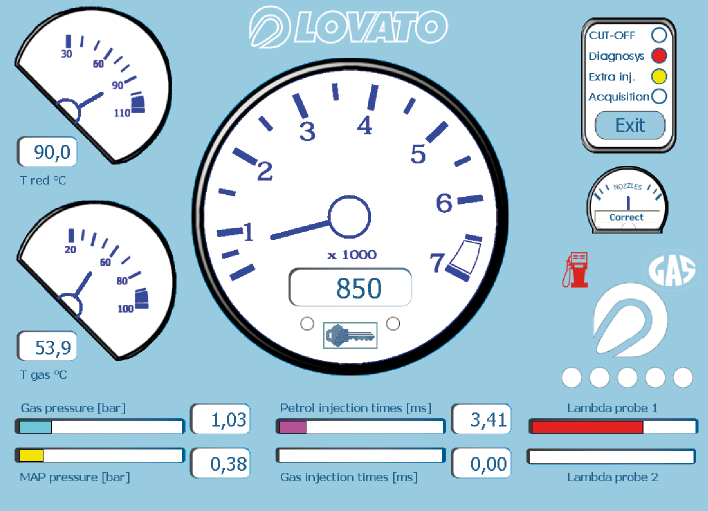 16.6 DISPLAY This page shows all signals managed by the control unit 1 14 15 2 13 12 11 3 16 10 9 8 4 5 6 7 1) This shows the number of engine revolutions in real time (rpm); 2) This shows the