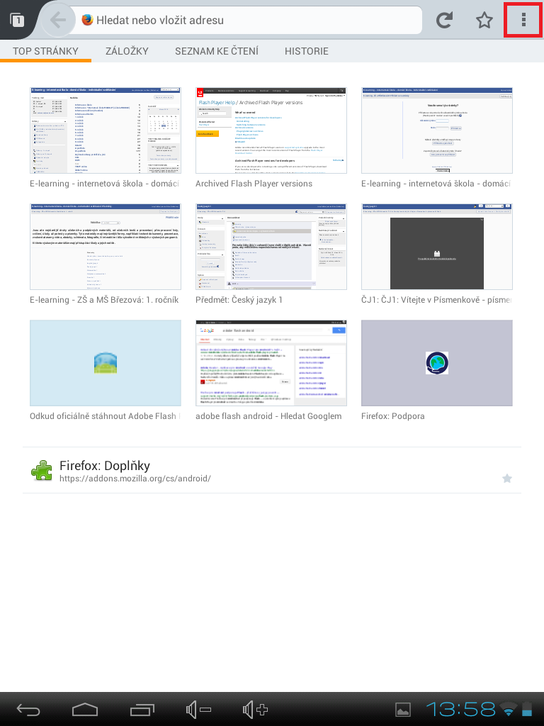 2.4 PDF Ovšem zpět do Firefoxu.