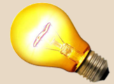 Žárovka : Žárovka je jednoduché zařízení k přeměně elektrické energie na světlo. Funguje na principu zahřívání tenkého vodiče elektrickým proudem, který jím protéká.