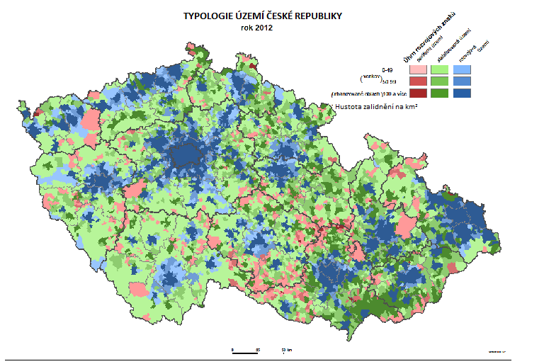 nedostatků: Regiony, které dosud nejsou napojeny na nadřazenou síť silniční nebo železniční