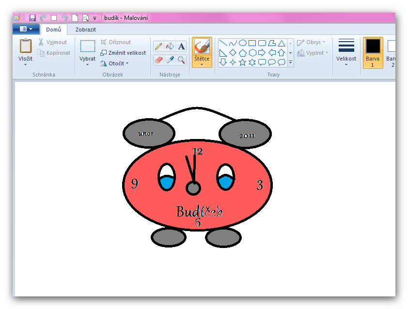 10. budíček vybarvím 11.