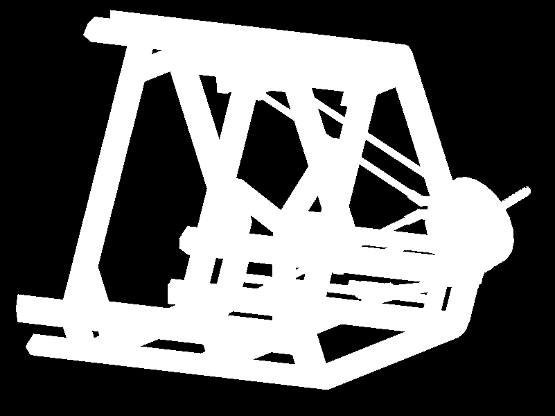 Obr. 27 - Možné aplikace mechanismu Hexasphere - polohování antény (nahoře vlevo),