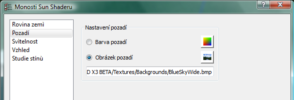 V sekci Měřítko nastavte Faktor, který reprezentuje velikost roviny země. Oblast Zvýšení vám umožní pozici roviny v modelu.