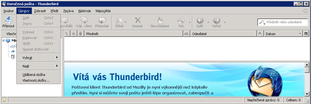 Obrázek 77 Nabídka Soubor 5.4.1.
