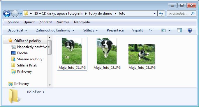 Upravovat fotografie budete pomocí programu Zoner Photo Studio. 1. Vytvořte si složku Foto, do ní zkopírujte své tři fotografie. 2. Fotografie si otevřete v programu Zoner Photo Studio. 3.