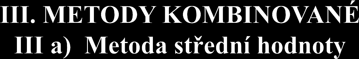 HP = Hodnota výnosu + hodnota substance netto 2 Hodnota výnosu se stanovuje metodou Kapitalizace zisku Teoreticky má platit